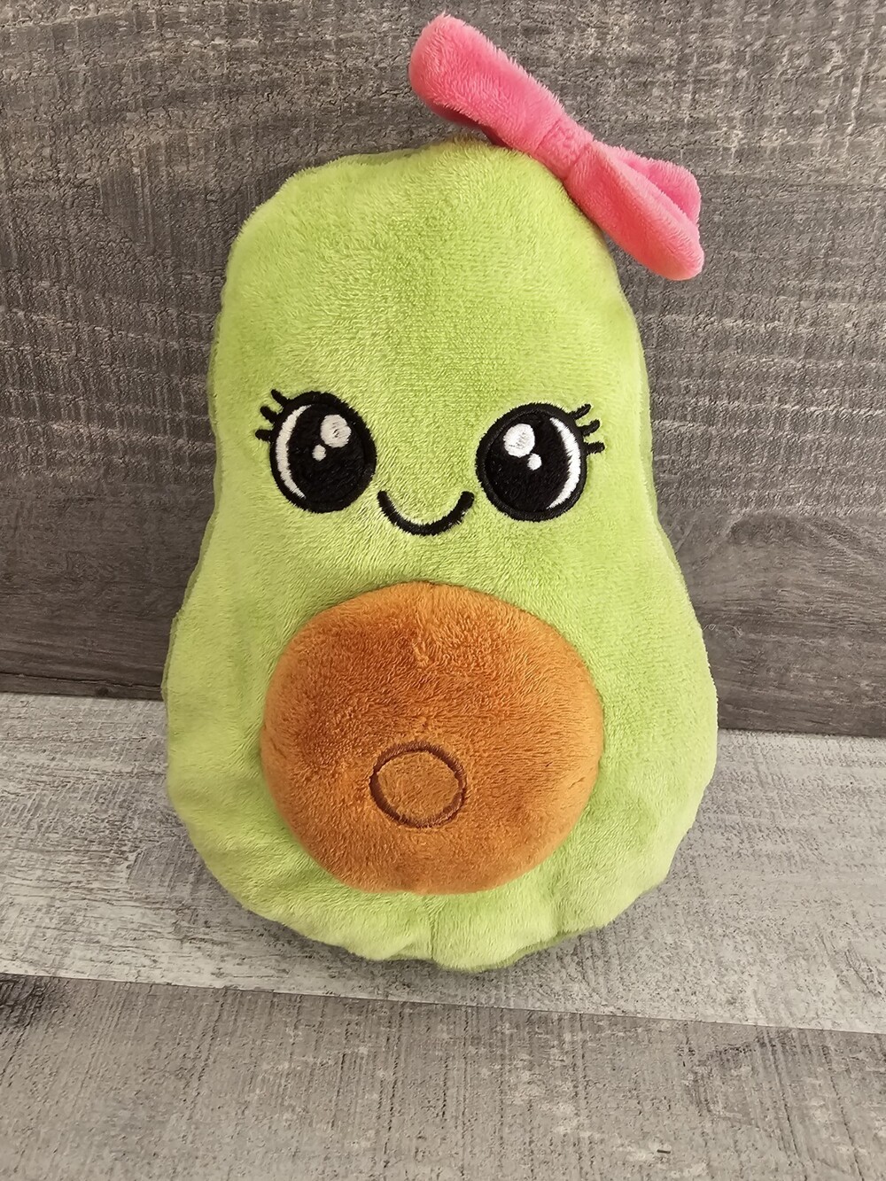 Avocado Doll Plush W Bow Girl Toy Stuffed Animal Food Talking Record Messages
